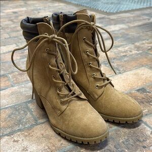 Sugar Brown Heeled Boots